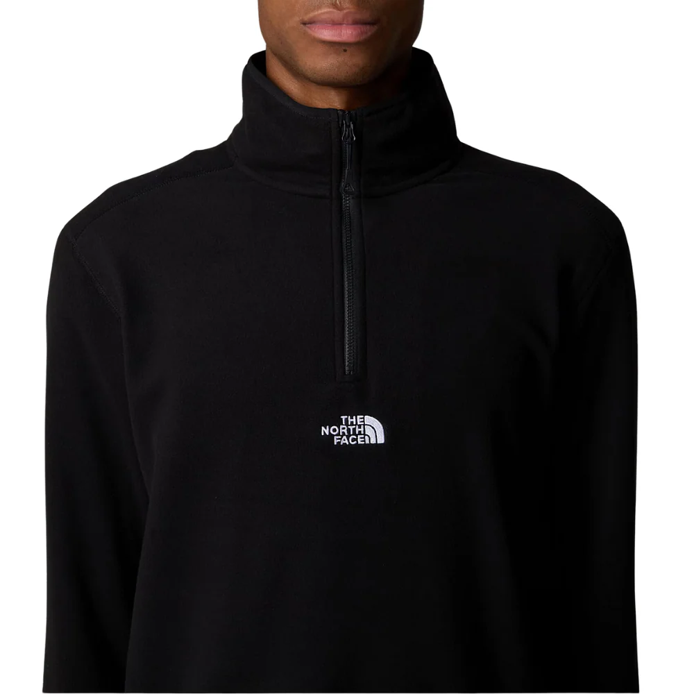 100 Glacier 1/4 Zip Fleece TNF Black/NPF - Image 3