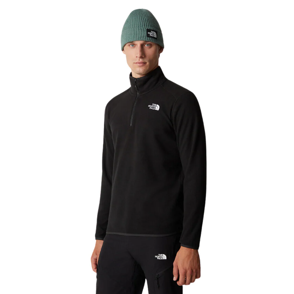 100 Glacier 1/4 Zip Fleece TNF Black