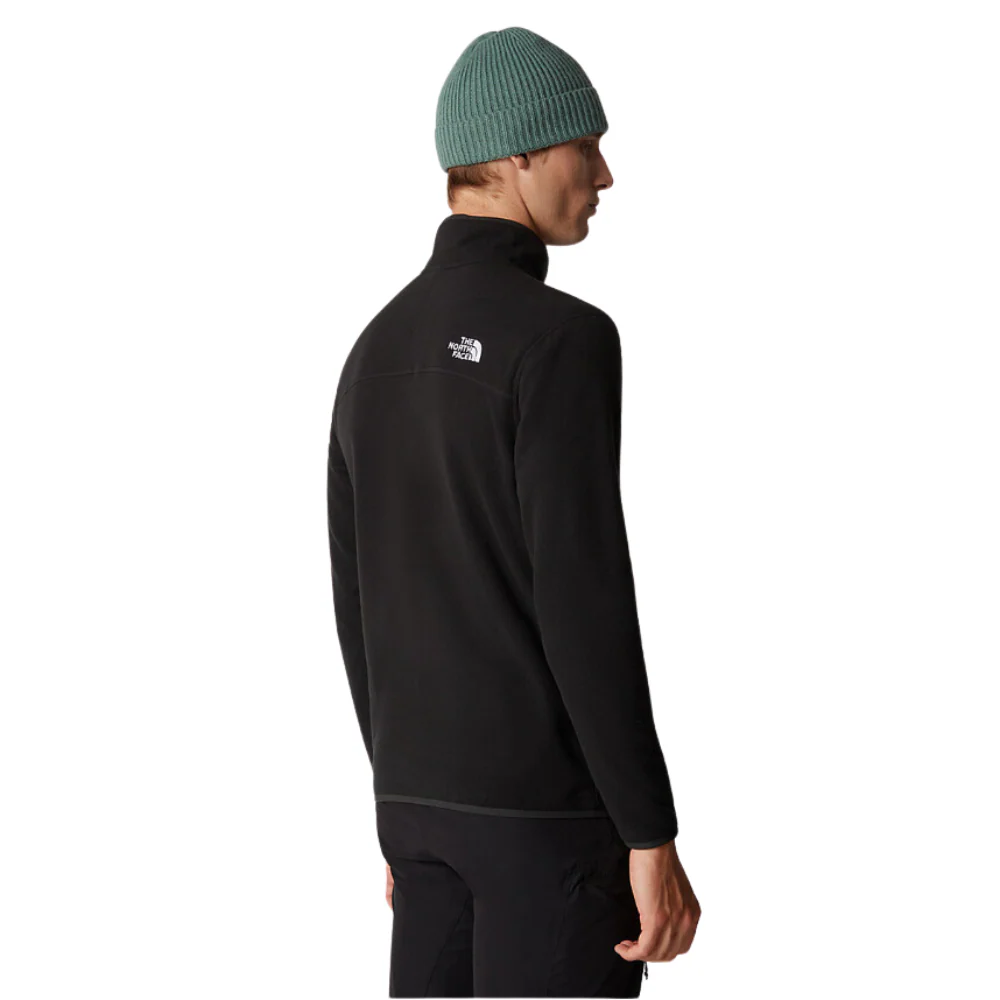 100 Glacier 1/4 Zip Fleece TNF Black - Image 2