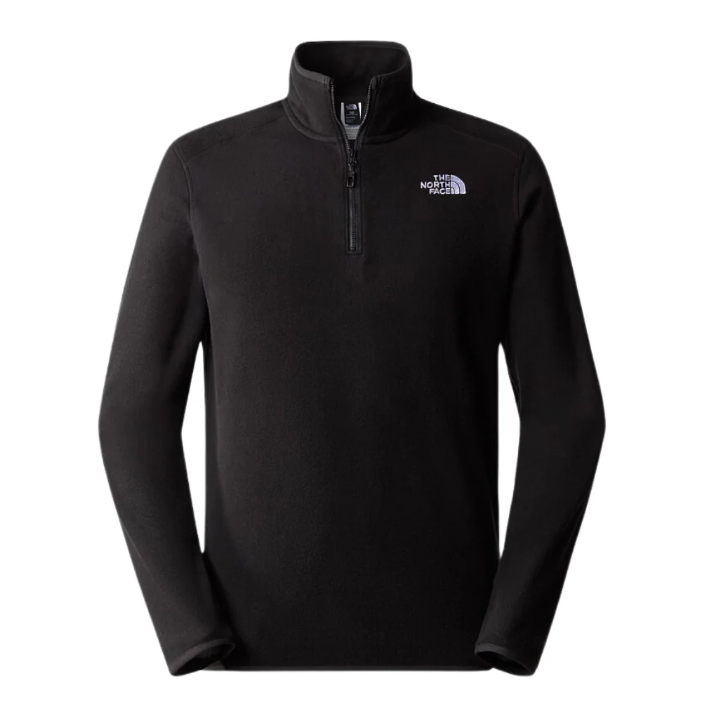 100 Glacier 1/4 Zip Fleece TNF Black - Image 3