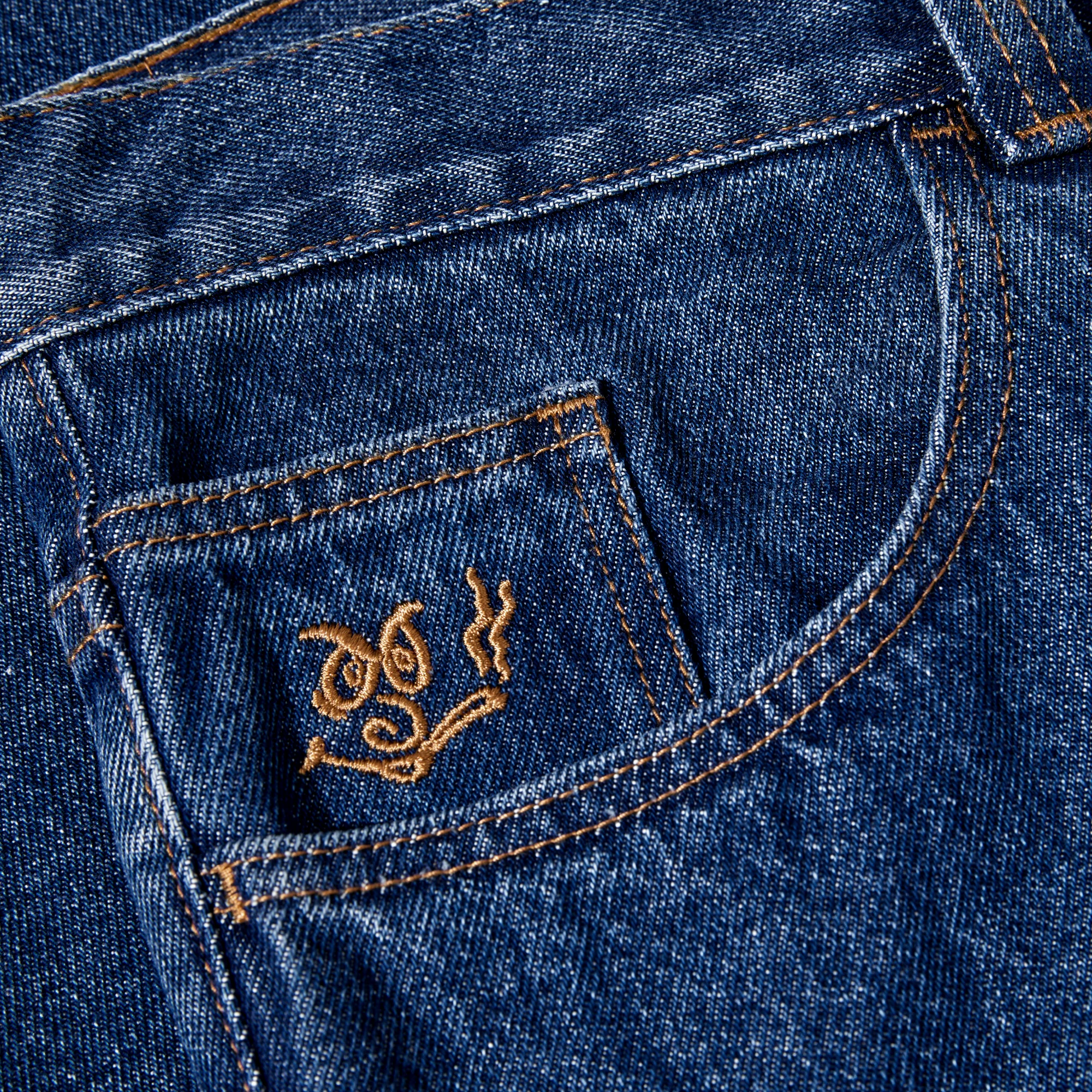 '92! Denim Pants Dark Blue - Image 5