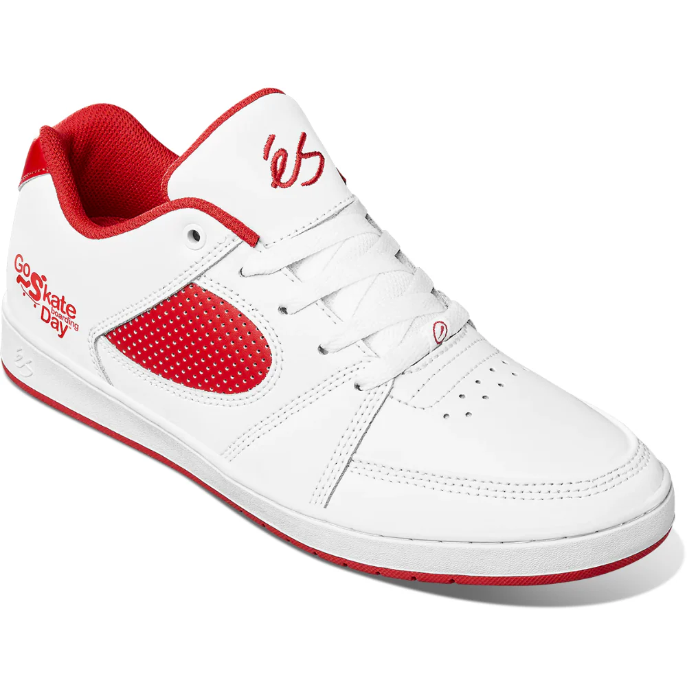 Accel Slim x Go Skateboarding Day White/Red - Image 4