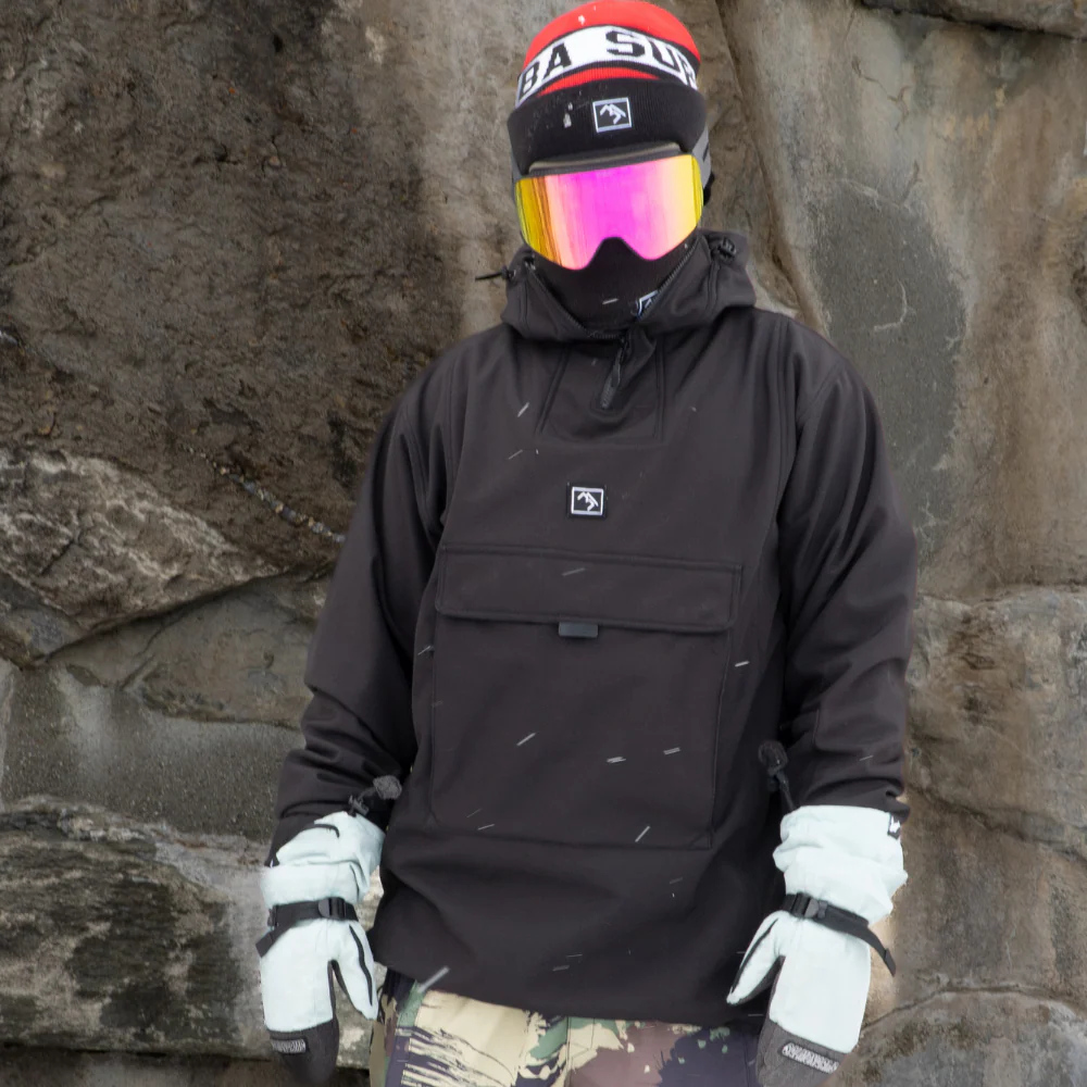 Access Anorak Jacket Darkside Black - Image 12