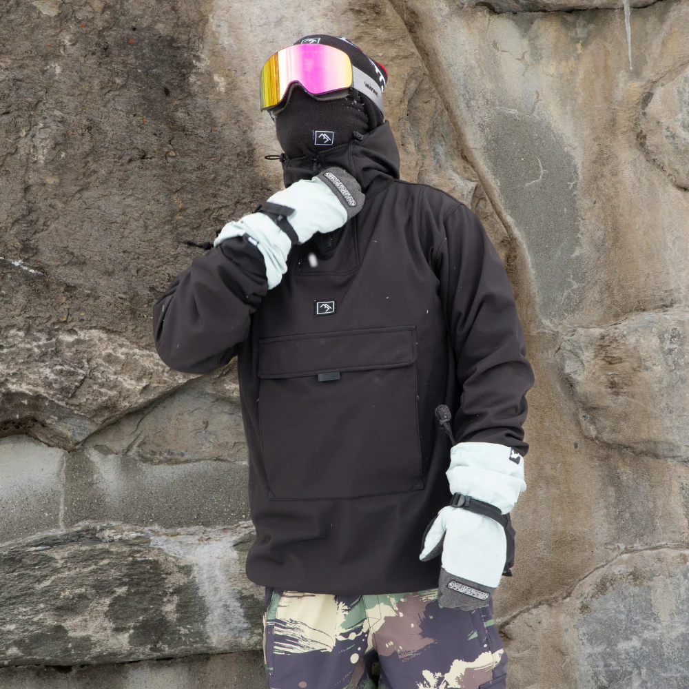 Access Anorak Jacket Darkside Black - Image 6
