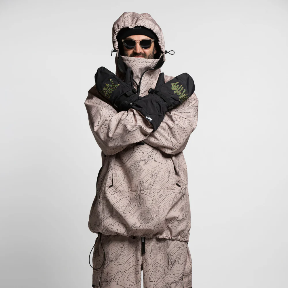 Access Anorak Jacket Contour Print - Image 2