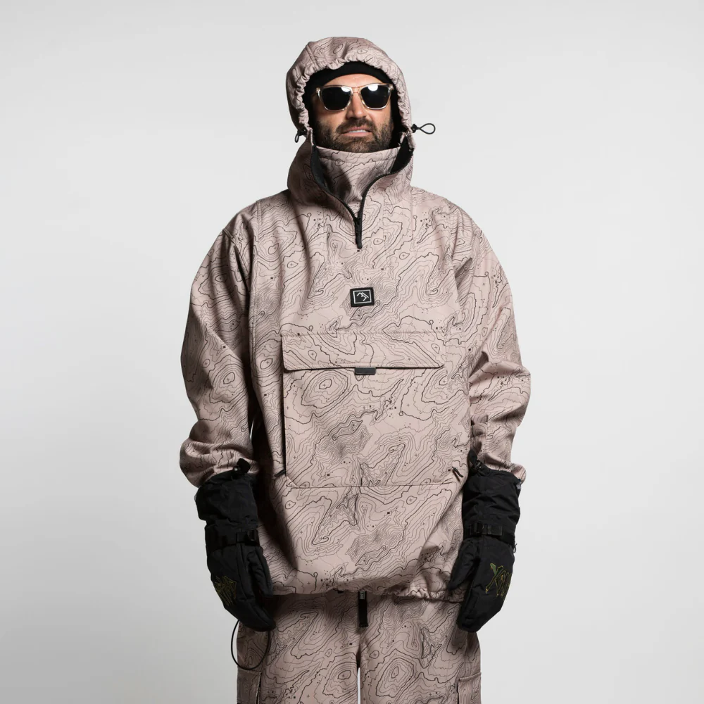 Access Anorak Jacket Contour Print - Image 3