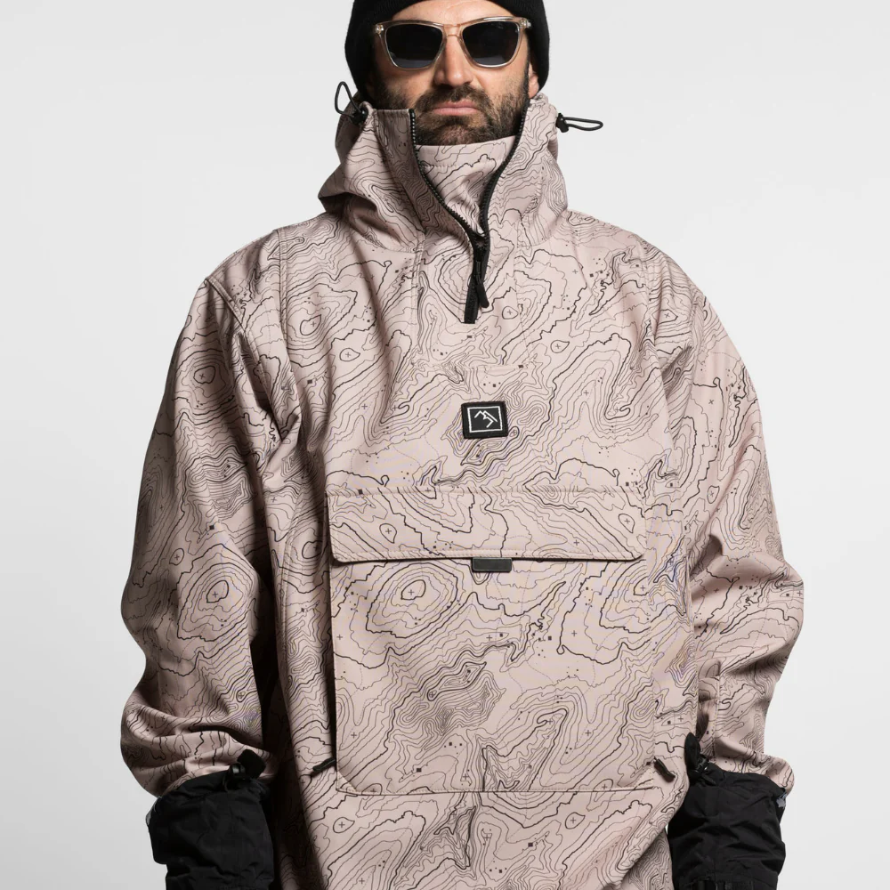 Access Anorak Jacket Contour Print - Image 4