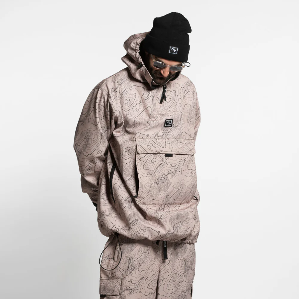 Access Anorak Jacket Contour Print - Image 5