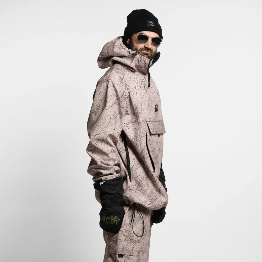 Access Anorak Jacket Contour Print - Image 8