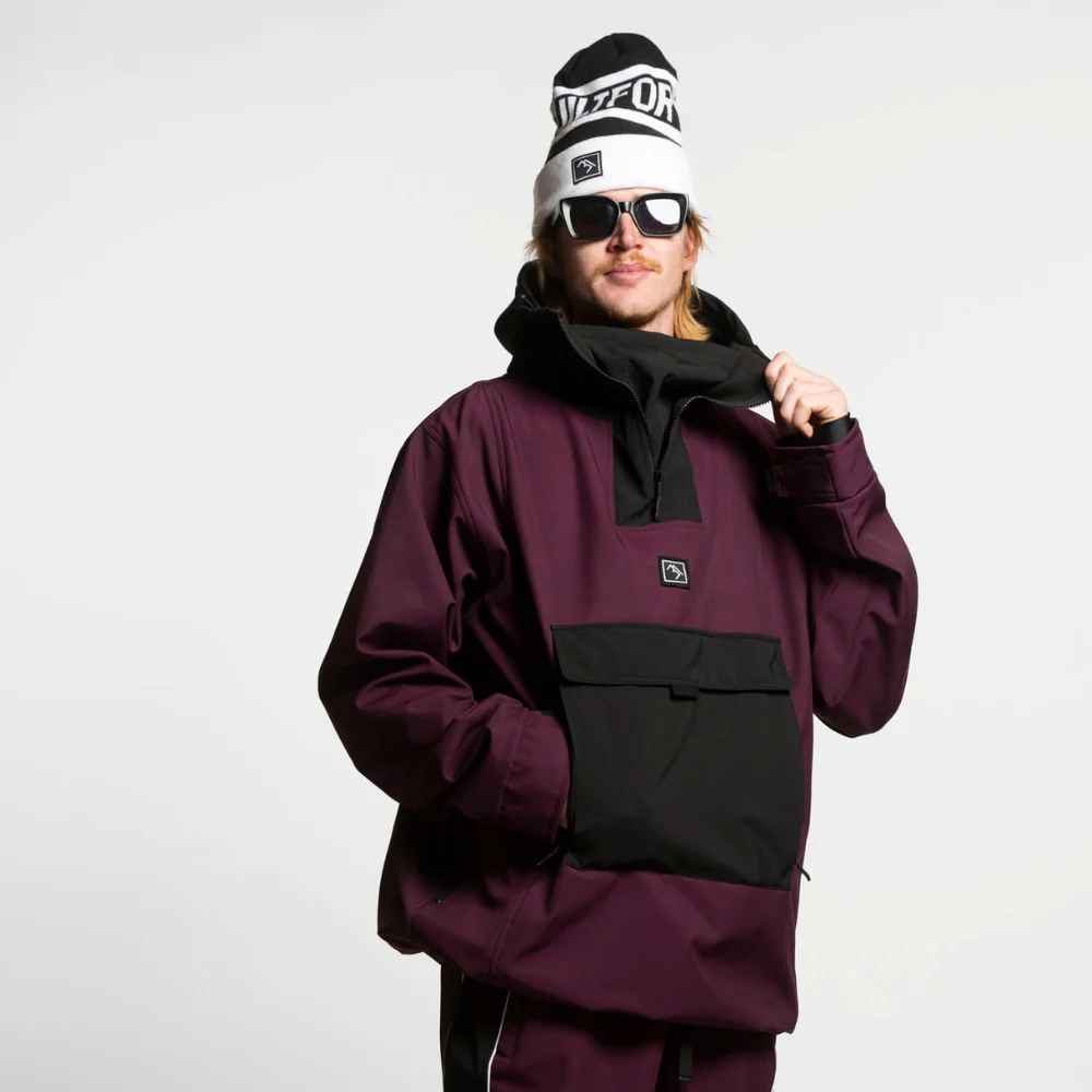 Access Anorak Jacket Malbec/ Black - Image 3