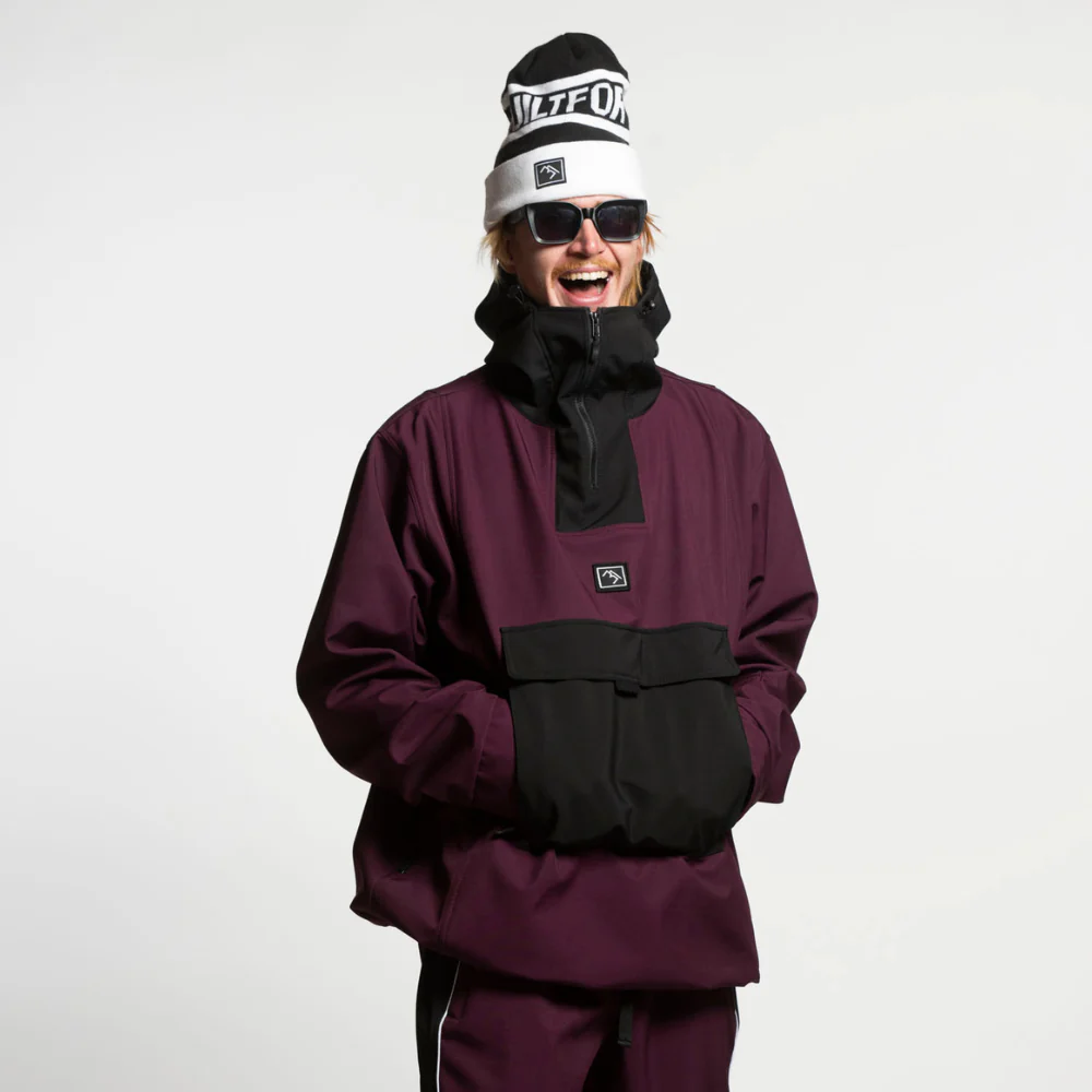Access Anorak Jacket Malbec/ Black - Image 4