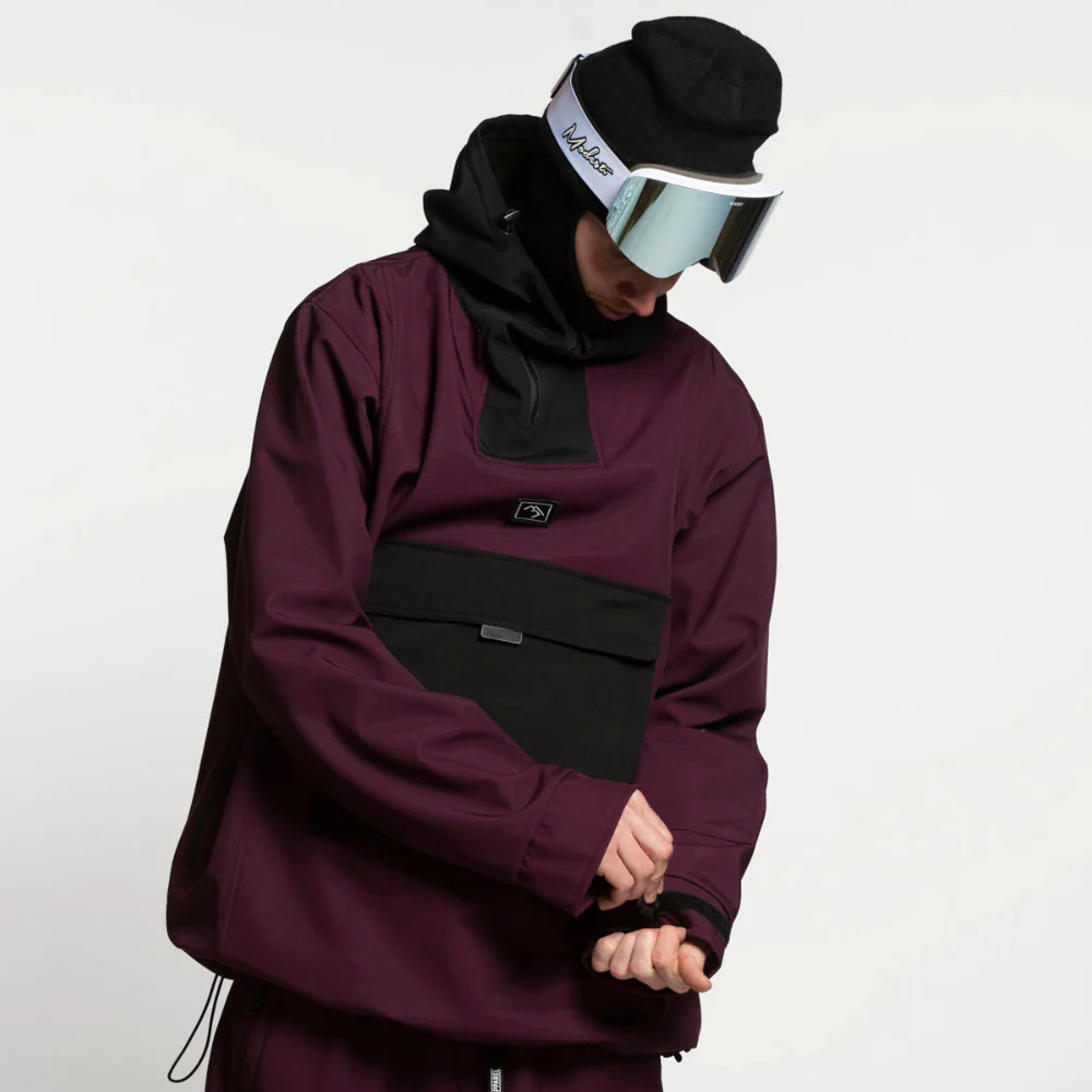 Access Anorak Jacket Malbec/ Black - Image 7