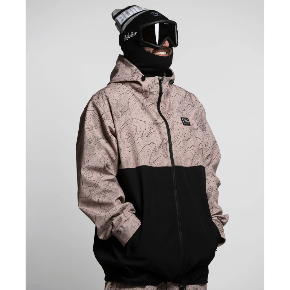 Access Full Zip Jacket Beige Contour / Black - Image 3