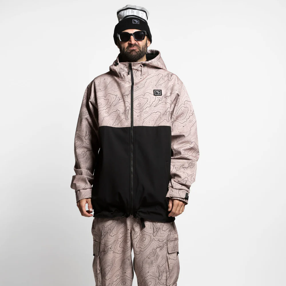 Access Full Zip Jacket Beige Contour / Black - Image 4