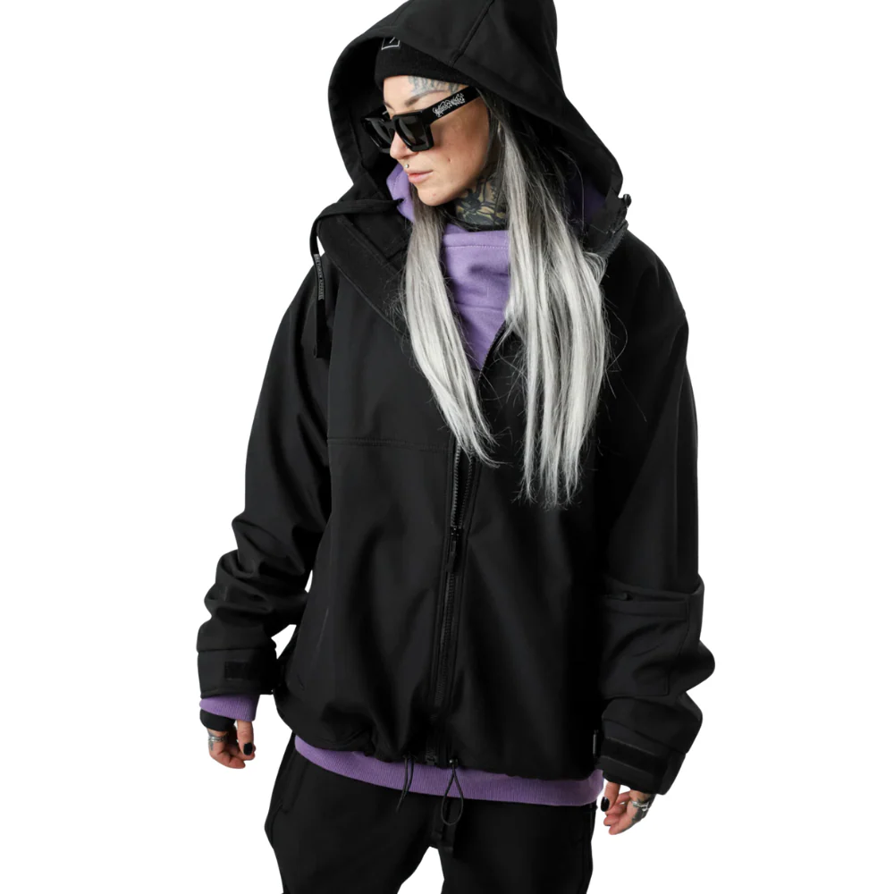 Access Full Zip Jacket Darkside Black - Image 4