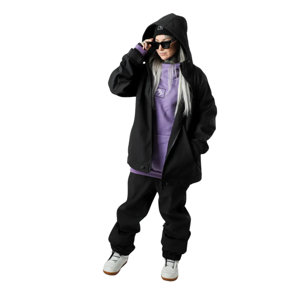 Access Full Zip Jacket Darkside Black - Image 5