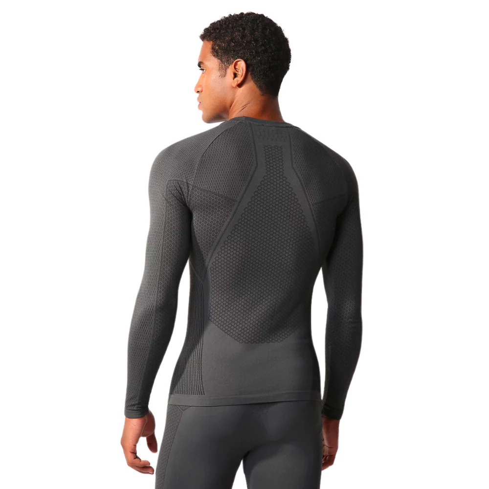 Active Crew Longsleeve Asphalt Grey/TNF Black - Image 2