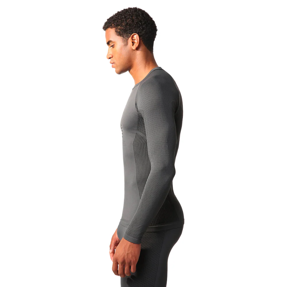 Active Crew Longsleeve Asphalt Grey/TNF Black - Image 3