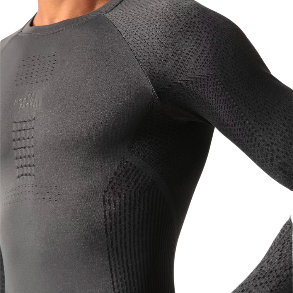 Active Crew Longsleeve Asphalt Grey/TNF Black - Image 4