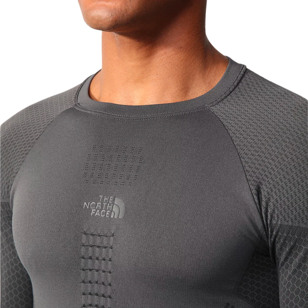 Active Crew Longsleeve Asphalt Grey/TNF Black - Image 6