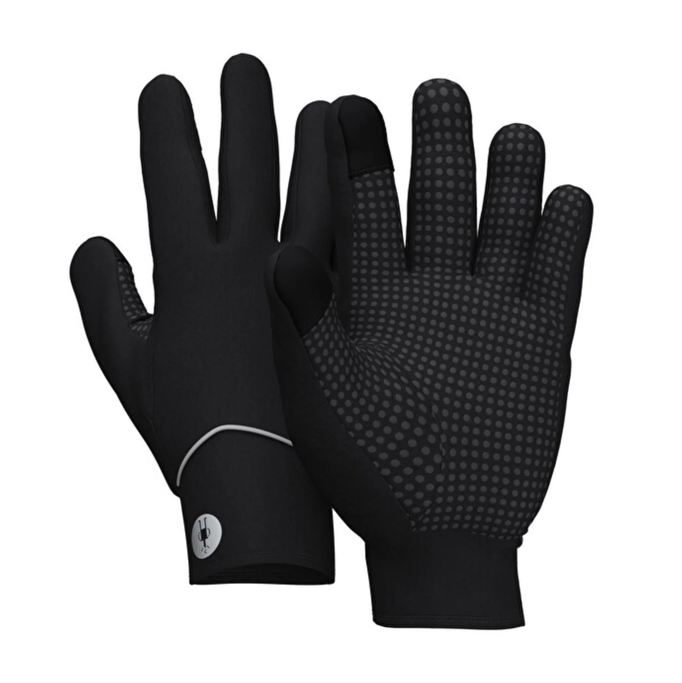 Active Fleece Gloves Black - Image 2