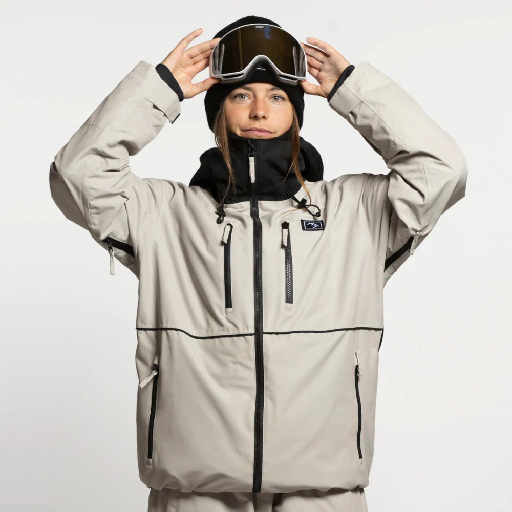 Apex Snowboard Jacket Stone Beige - Image 2