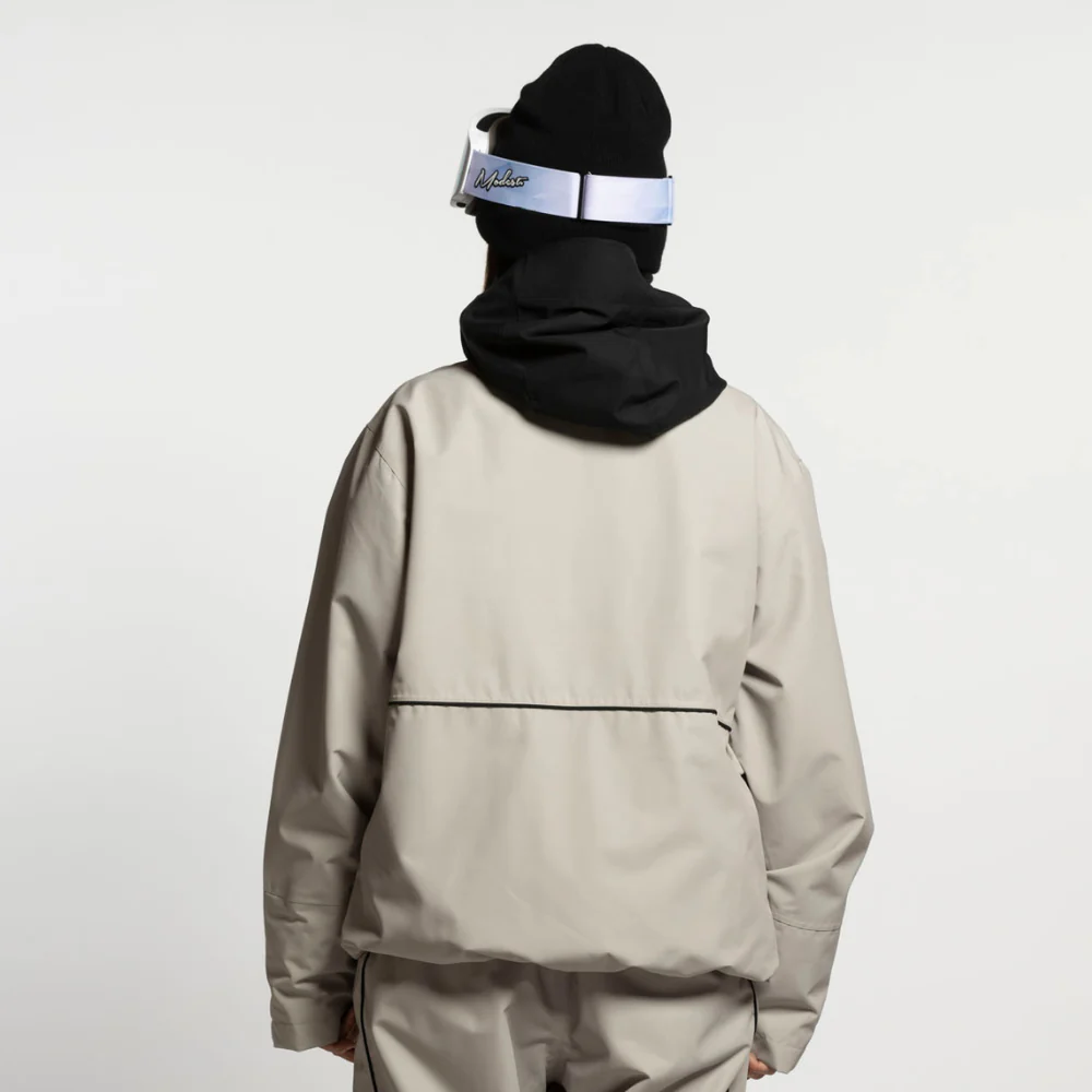 Apex Snowboard Jacket Stone Beige - Image 4