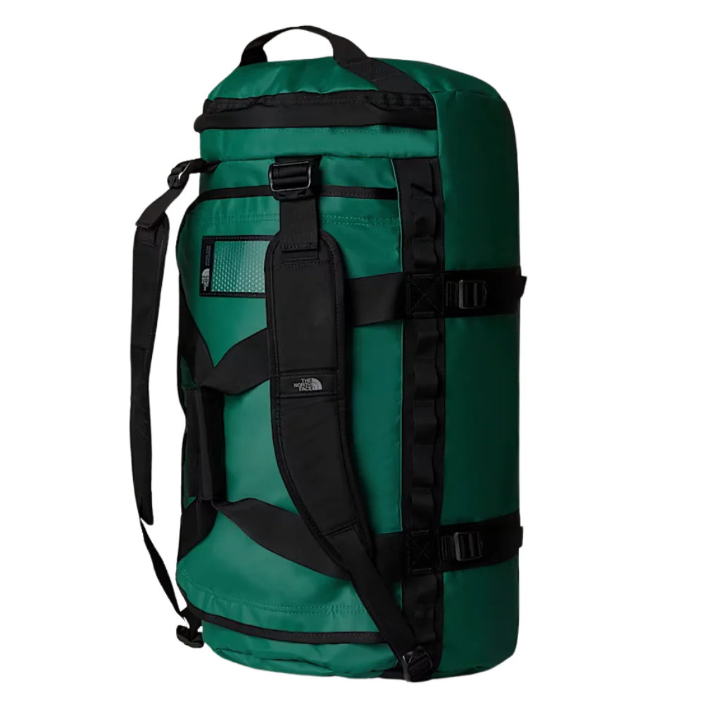 Base Camp M Duffel Bag Evergreen/TNF Black - Image 2