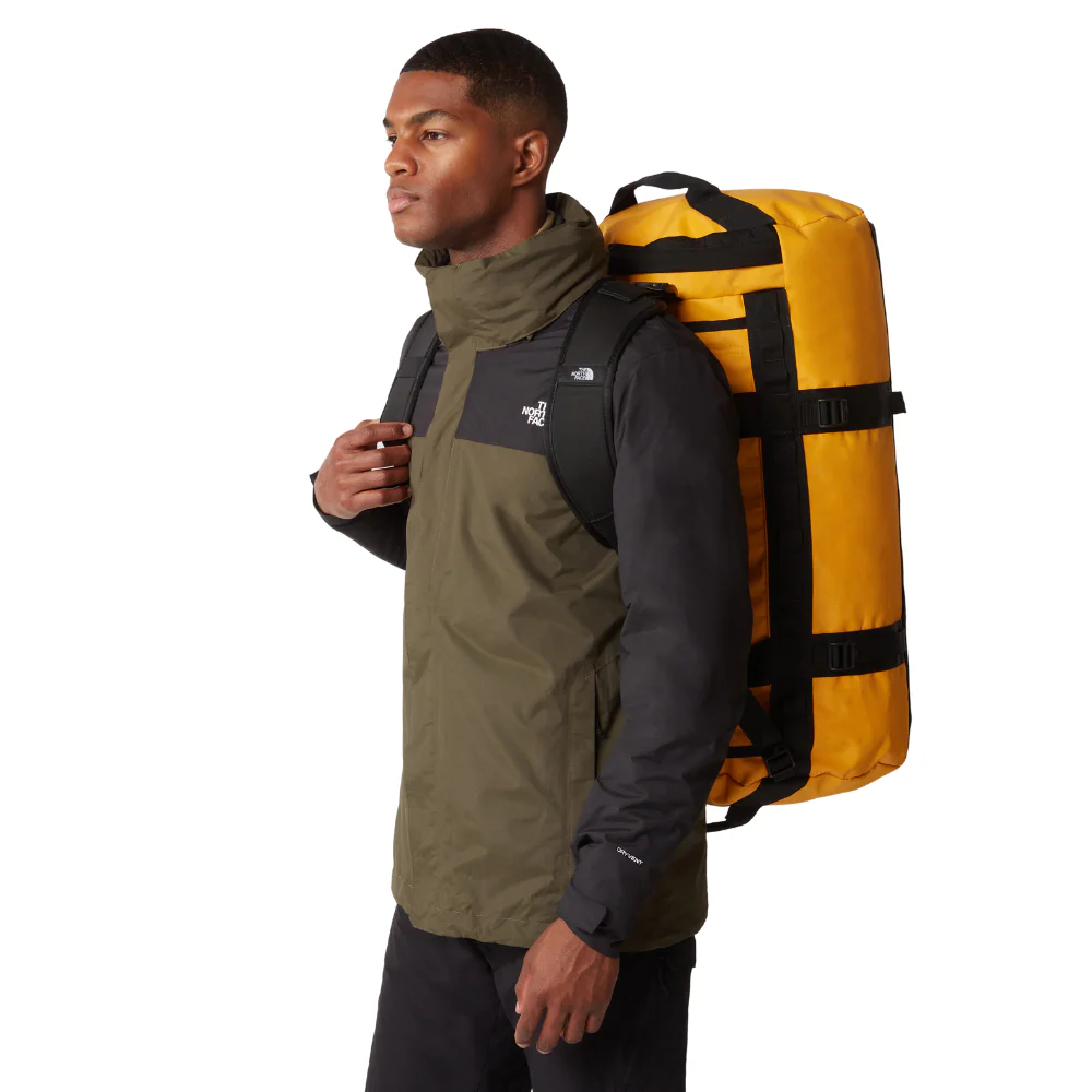 Base Camp M Duffel Bag Summit Gold/TNF Black - Image 2