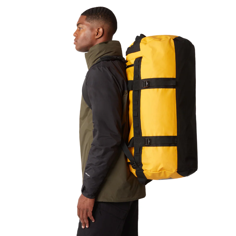 Base Camp M Duffel Bag Summit Gold/TNF Black - Image 3