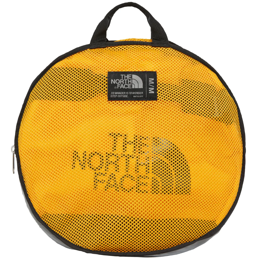 Base Camp M Duffel Bag Summit Gold/TNF Black - Image 5