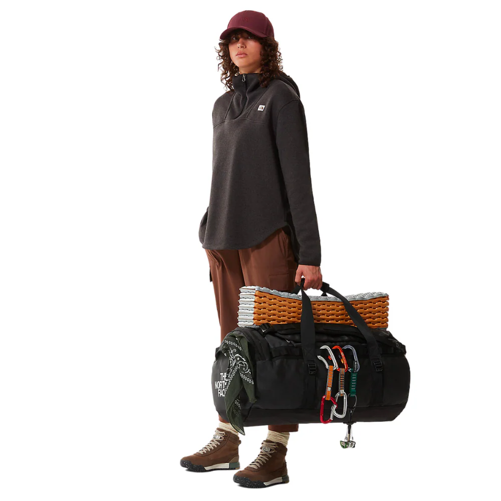 Base Camp M Duffel Bag TNF Black/TNF White - Image 3