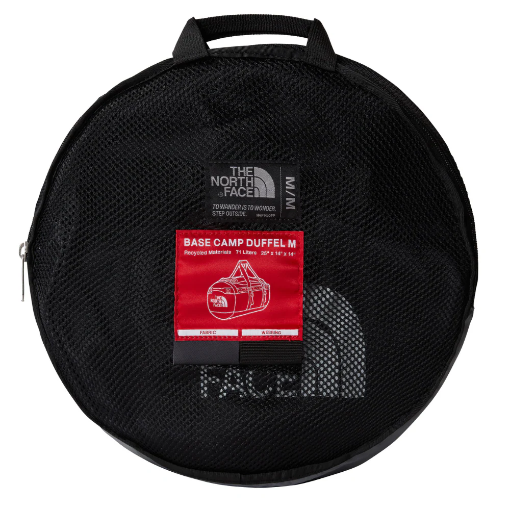 Base Camp M Duffel Bag TNF Black/TNF White - Image 5