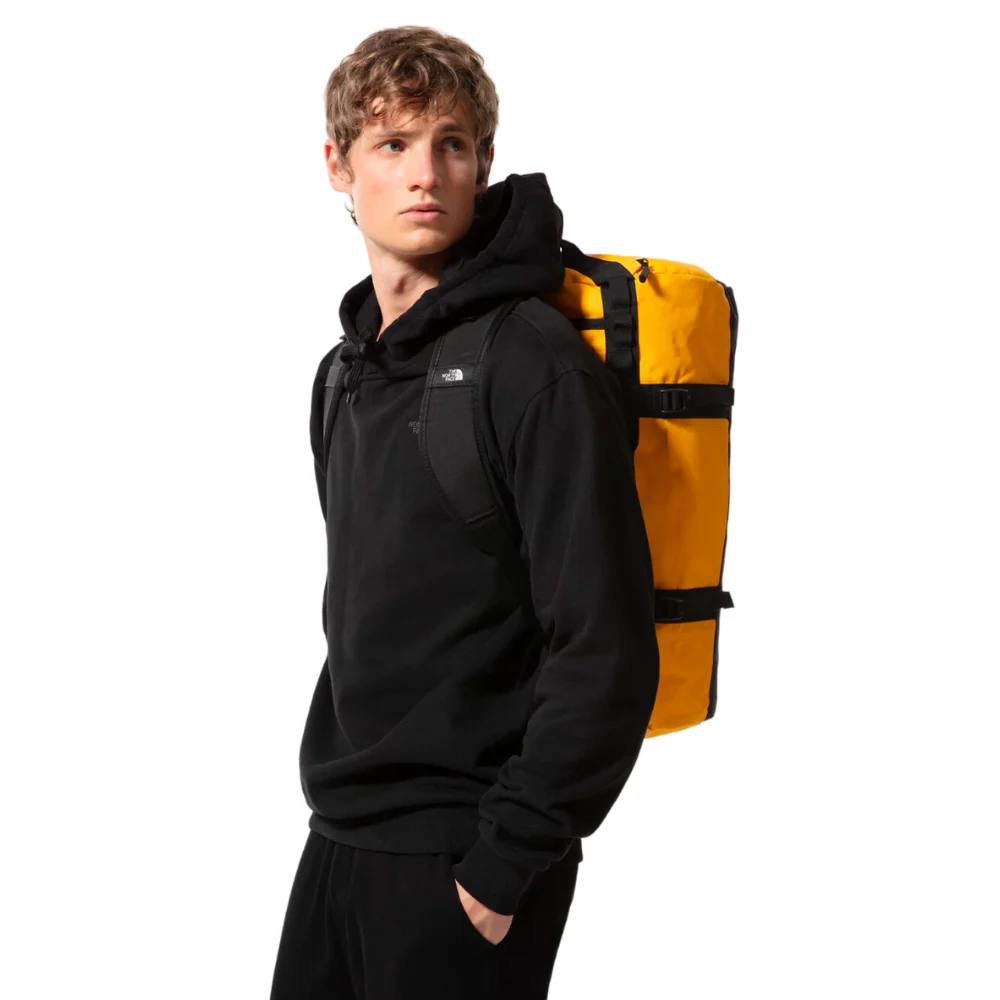 Base Camp S Duffel Bag Summit Gold/TNF Black - Image 2