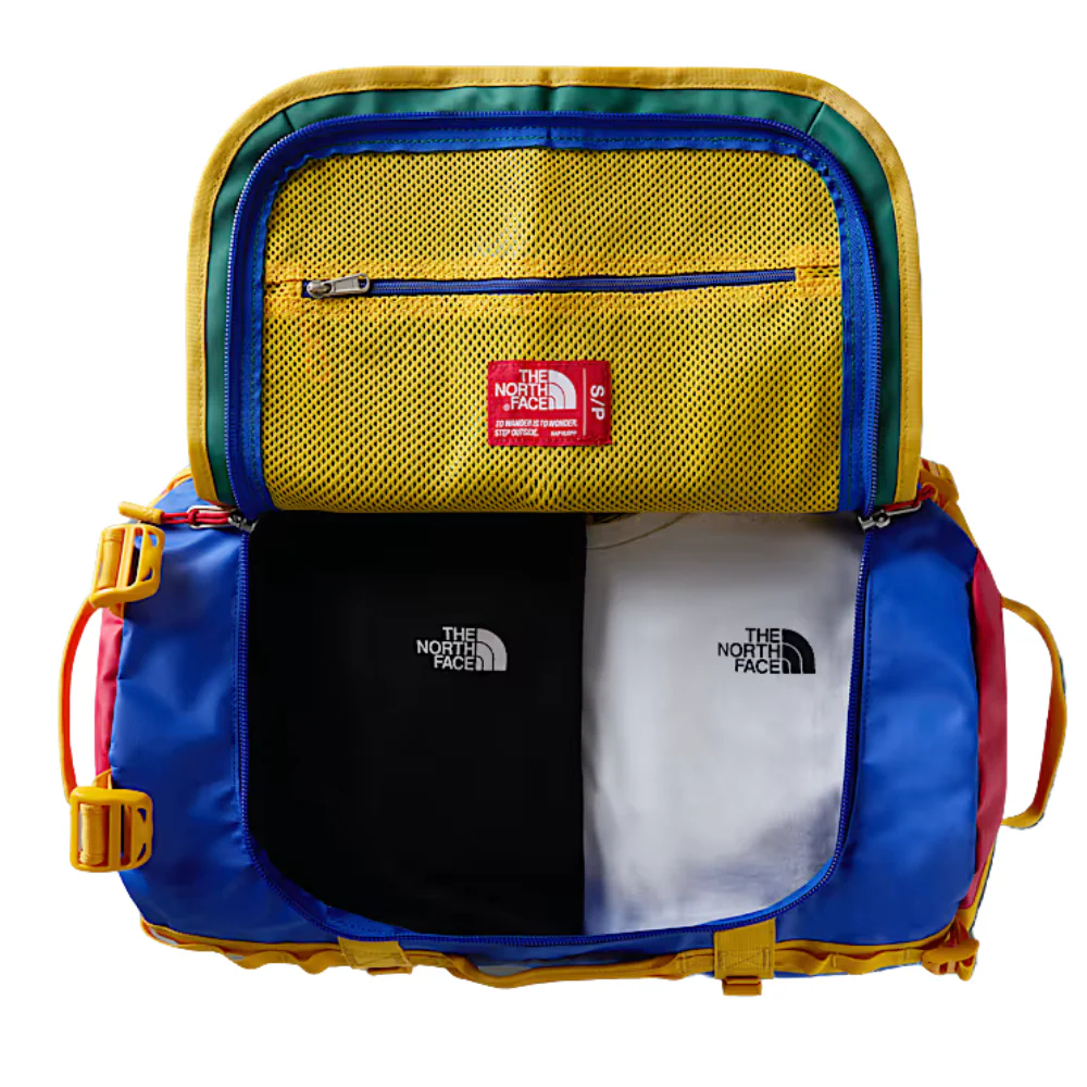 Base Camp S Duffel Bag TNF Blue/TNF Red/Summit Gold - Image 3