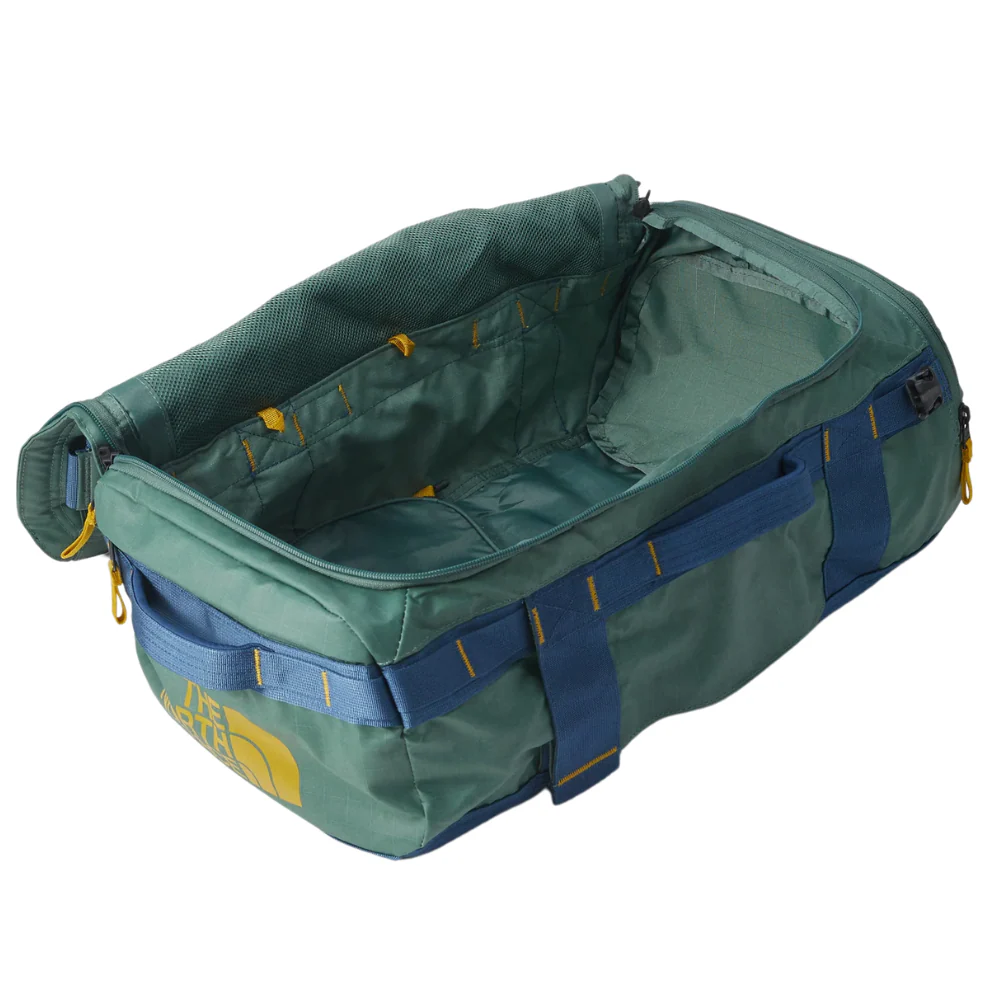 Base Camp Voyager 32L Duffel Bag Duck Green/Shady Blue - Image 4