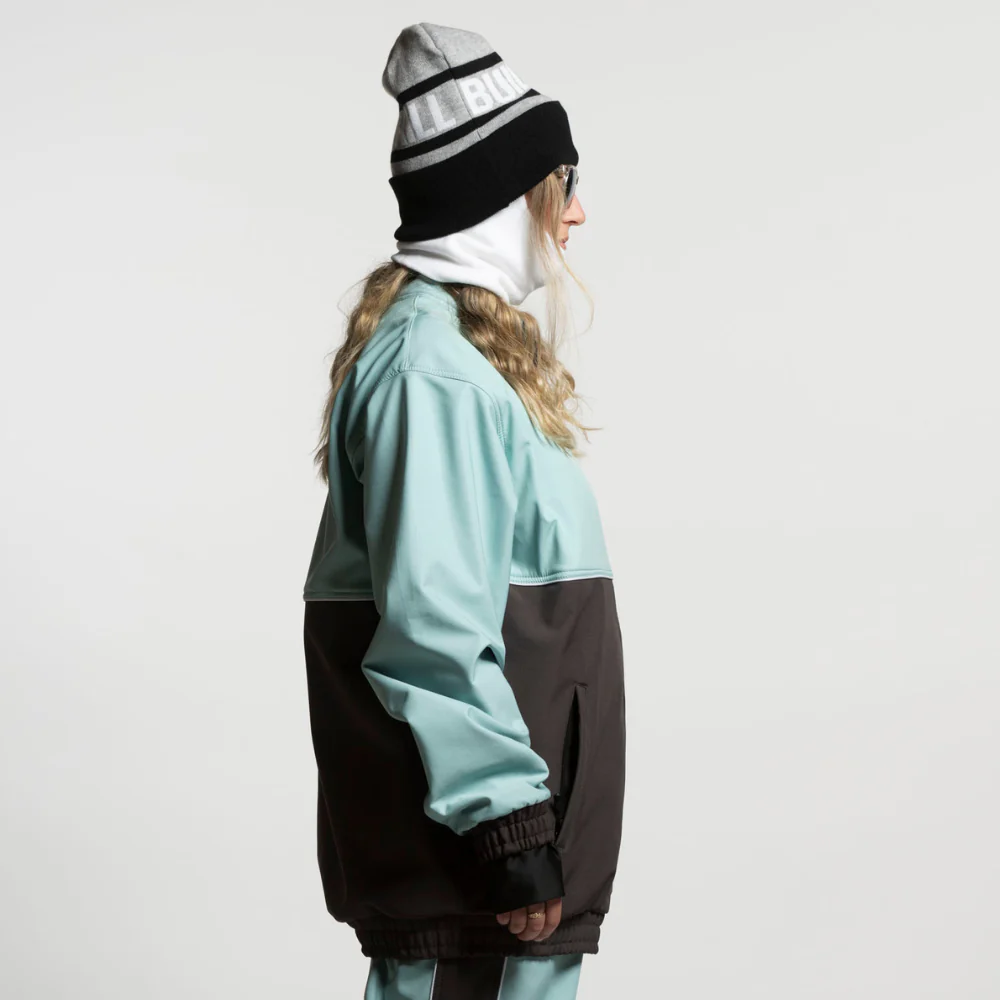 Baseline Full Zip Jacket Charcoal/ Mint - Image 3