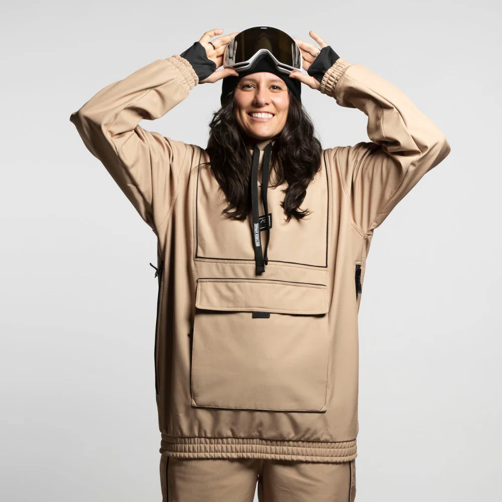 Baseline Pullover Jacket Dunes/ Black Pinstripe - Image 2