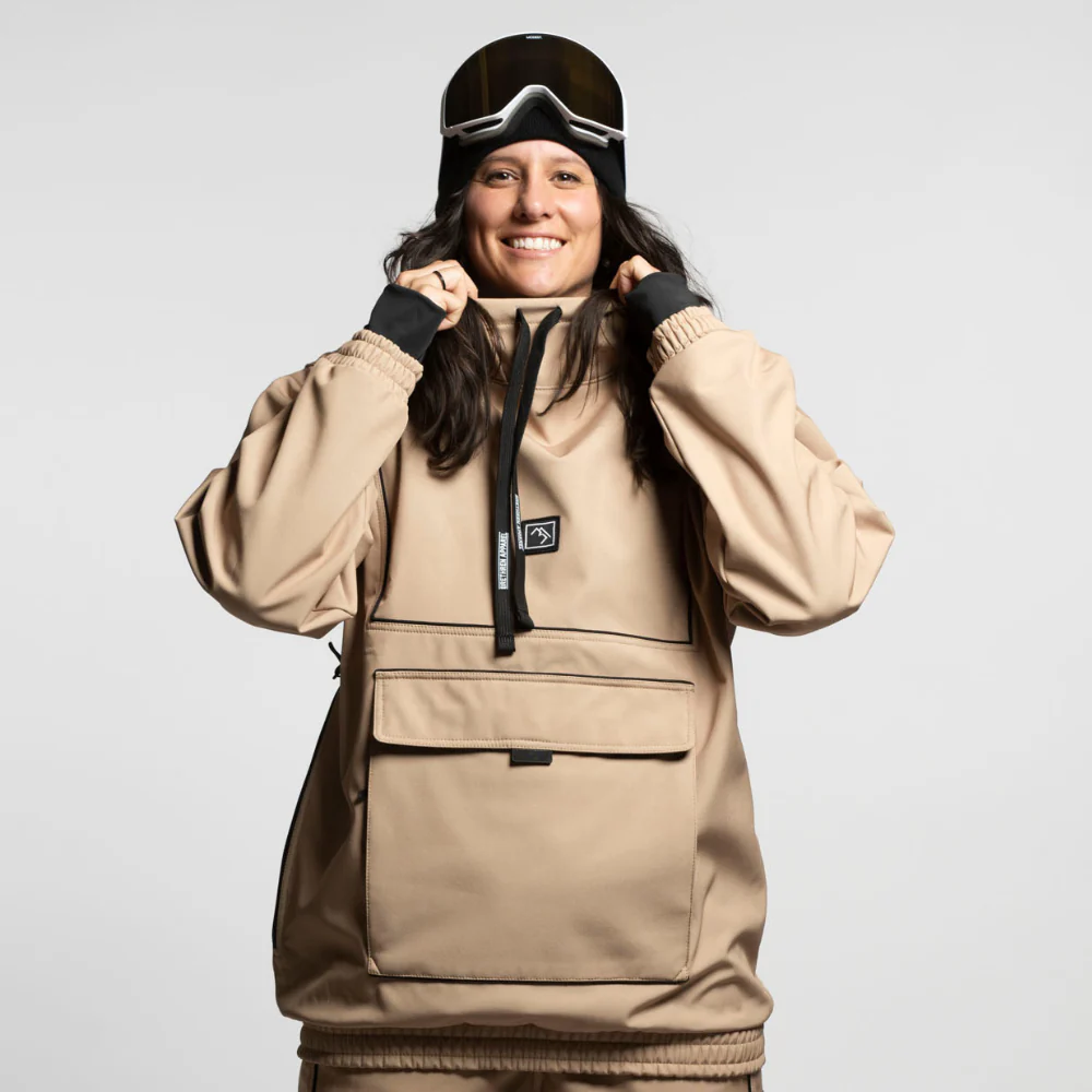 Baseline Pullover Jacket Dunes/ Black Pinstripe - Image 3