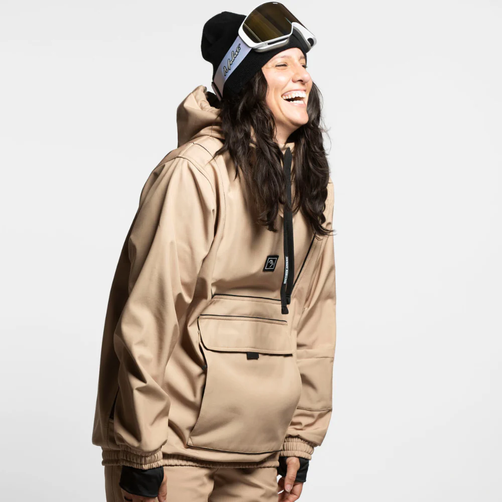Baseline Pullover Jacket Dunes/ Black Pinstripe - Image 4