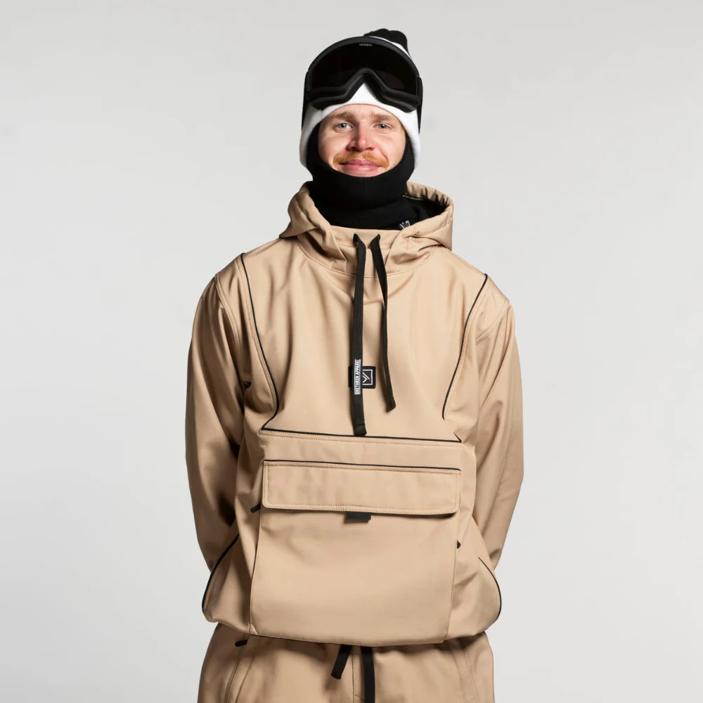 Baseline Pullover Jacket Dunes/ Black Pinstripe - Image 6