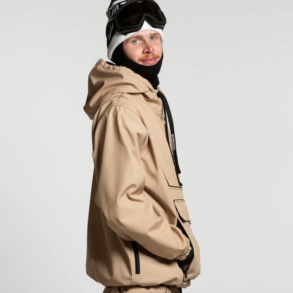 Baseline Pullover Jacket Dunes/ Black Pinstripe - Image 7