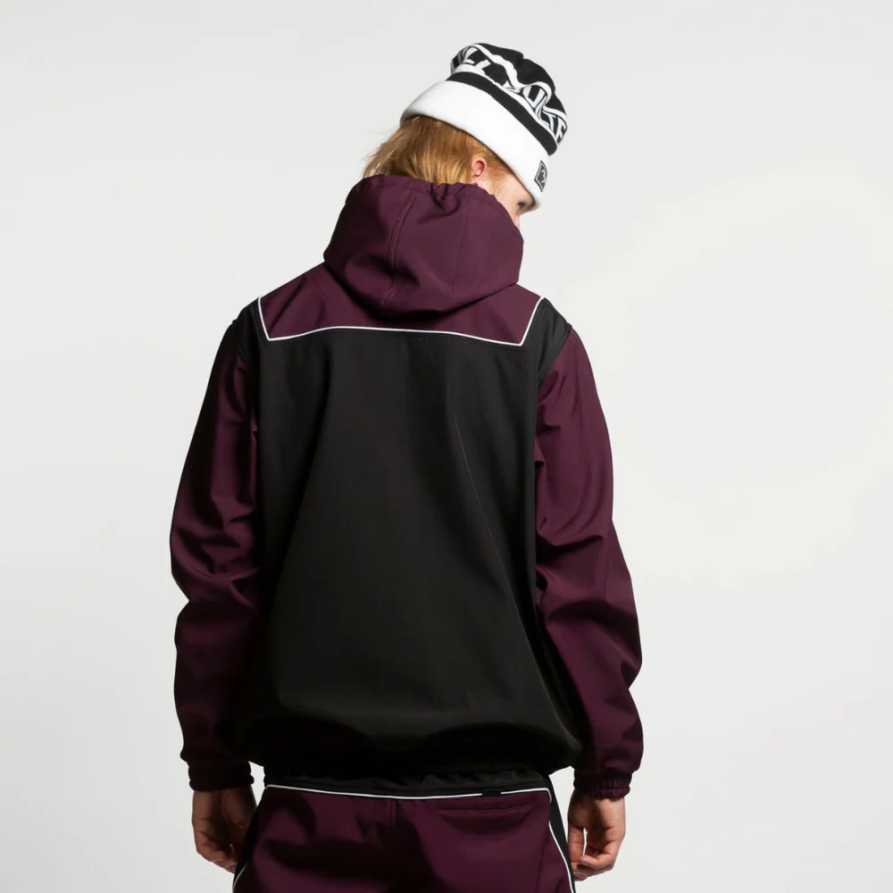 Baseline Pullover Jacket Malbec/ Black - Image 4