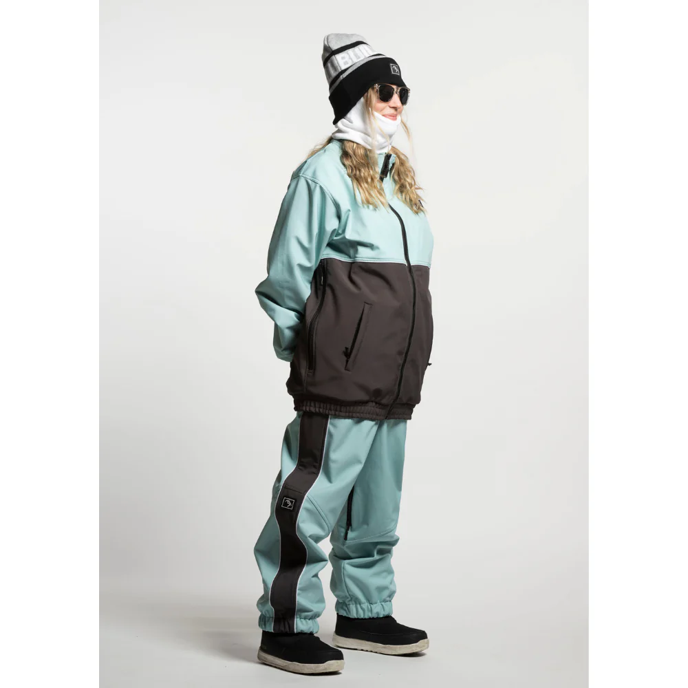 Baseline Trackpants Charcoal/ Mint - Image 2