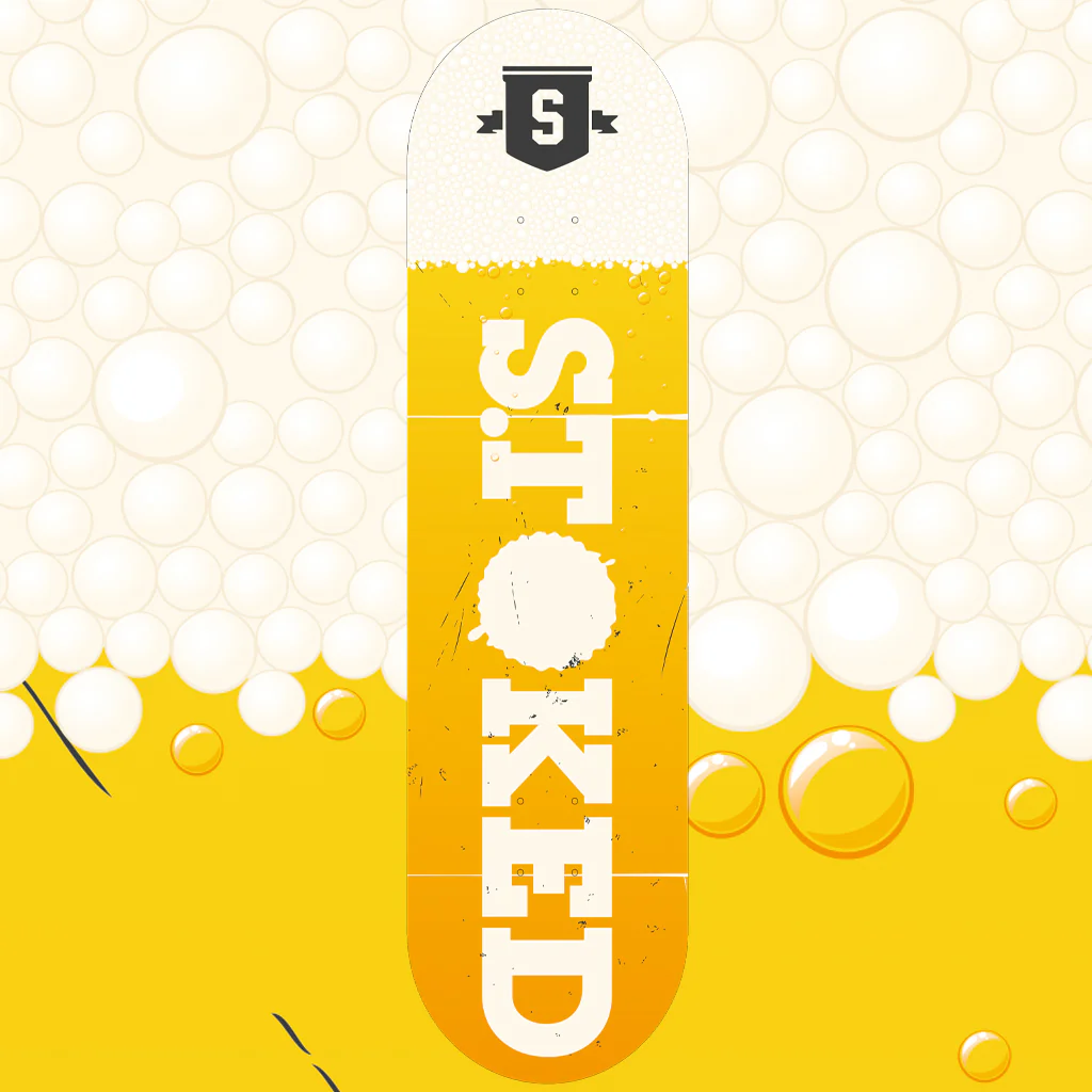 Beer Me Skateboard Deck - Image 3
