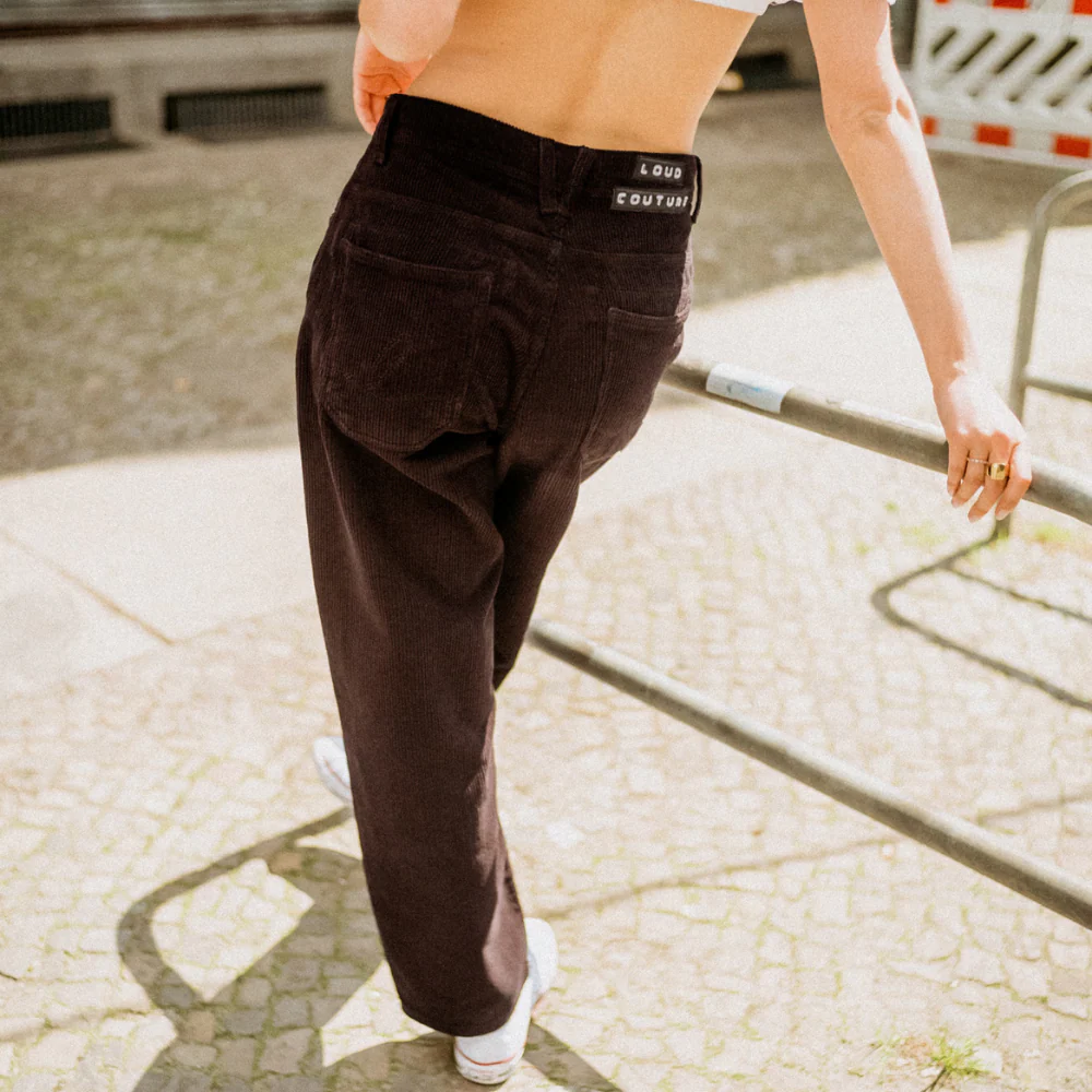 Loud Couture Big Bang Cord Pants Black - Image 7