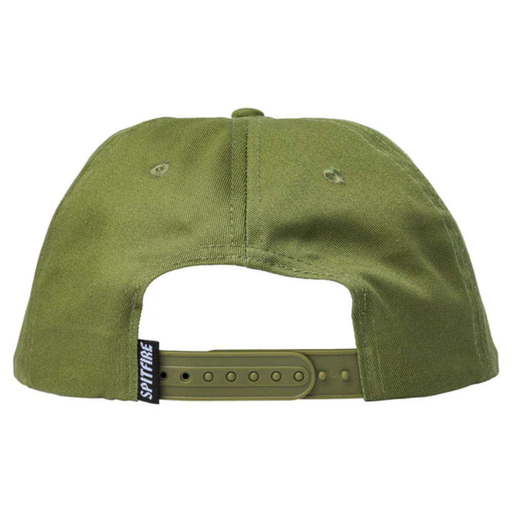 Bighead Fill Adjustable Snapback Cap Olive/Red - Image 2