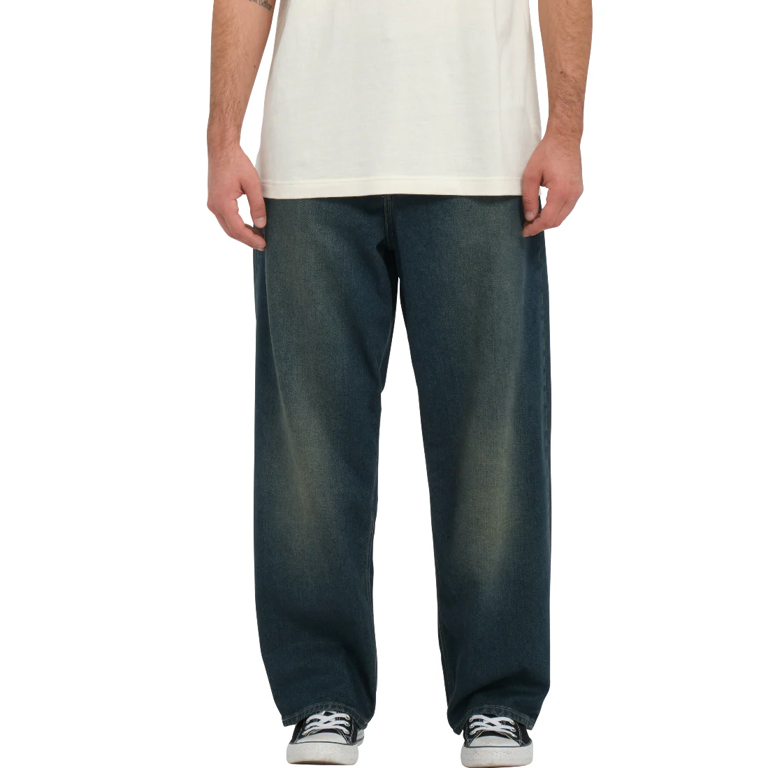 Billow Denim Pants Old Blackboard