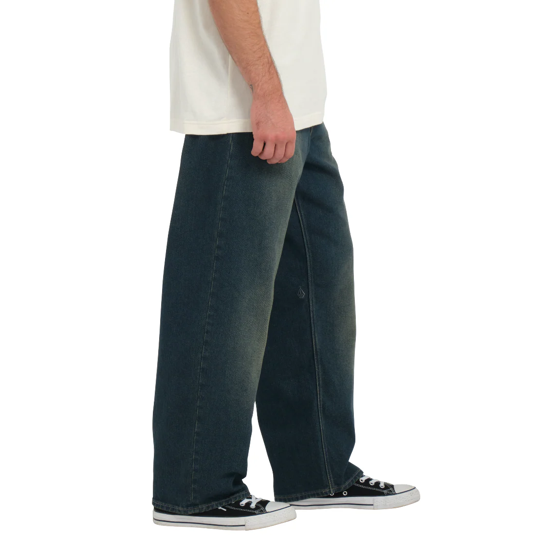 Billow Denim Pants Old Blackboard - Image 3