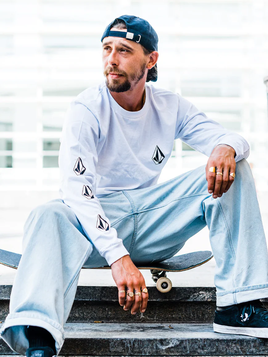 Billow Denim Pants Light Blue - Image 2